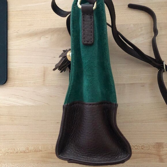 Talbots Suede/Leather Crossbody Bag - Picture 4 of 4